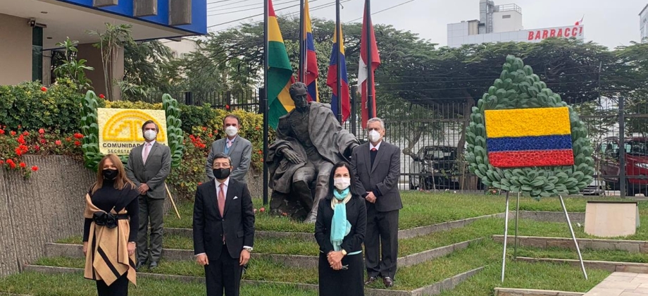 Embajada en el Perú conmemoró el 210 aniversario del Día de la Independencia de la República de Colombia 