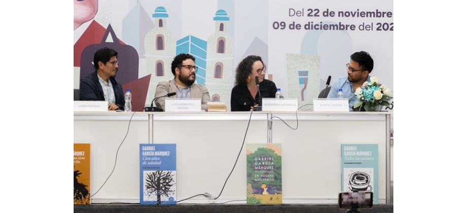 Colombia conmemora en Perú a Gabriel García Márquez con la participación de Alejandra Jaramillo en la Feria del Libro Ricardo Palma