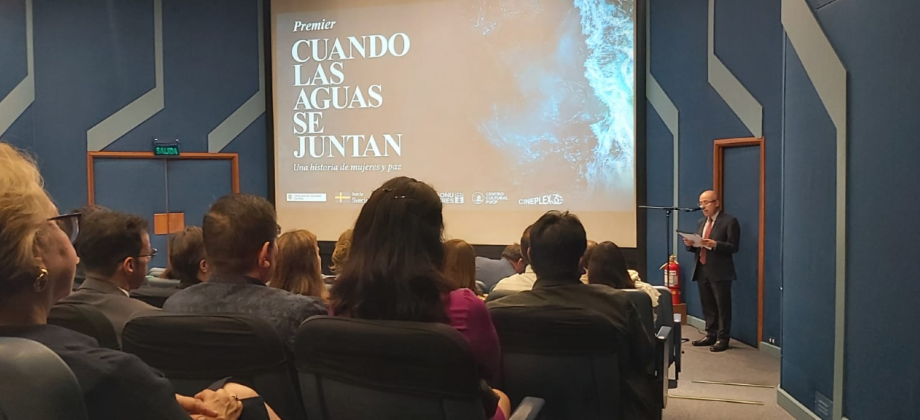 Para conmemorar el Día de la Mujer se estrenó el documental “Cuando las aguas se juntan: una historia de mujeres y paz”