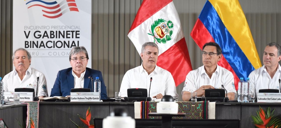 Encuentro en región amazónica del Perú es para que también elevemos la voz en la protección de nuestra Amazonía: Presidente Duque