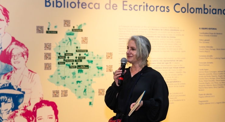 Inauguración de la exposición de la Biblioteca de Escritoras Colombianas