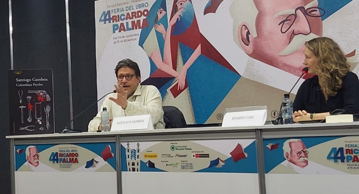 Santiago Gamboa y Amalia Moreno, destacados autores colombianos, enriquecen la Feria del Libro Ricardo Palma y potencian la imagen literaria de Colombia