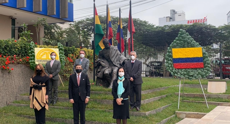 Embajada en el Perú conmemoró el 210 aniversario del Día de la Independencia de la República de Colombia 