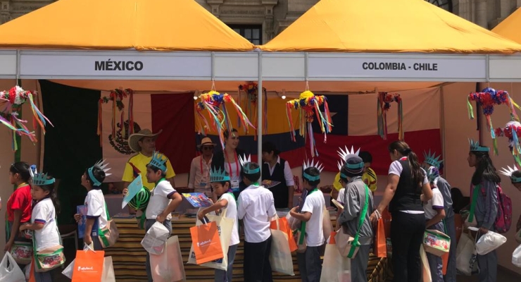 Embajada de Colombia participó en la segunda edición de la feria multisectorial “Mundo de ilusiones”